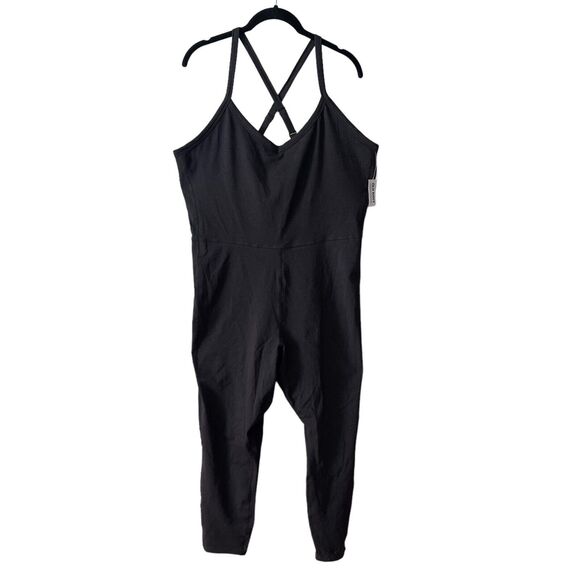 Old Navy Plus 2X Jumpsuit One Piece Activewear Power Chill Carbon NWT - Picture 8 of 10